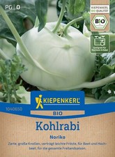 Kiepenkerl Bio-Saatgut Kohlrabi Noriko, für ca 50 Pflanzen - zarte große Knollen