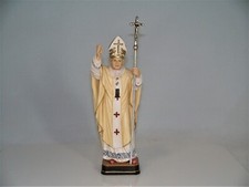 Holz Figur geschnitzt PAPST