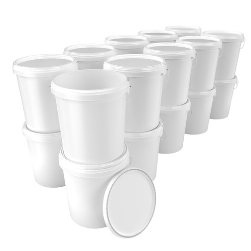20x bucket with - bucket, plastic