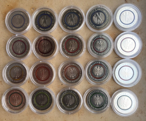 20x euro sammlermünze 2016 - 20x,