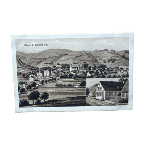 Ansichtskarte postkarte mauer - ansichtskarte,