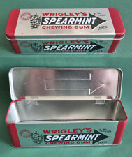 Werbung-Blechdose- Wrigley's Spearmint Kaugummi Dose – Kultiges Retro-Design!