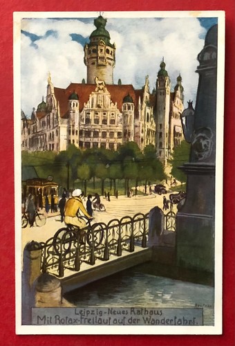 Reklame leipzig 1925 - ak,