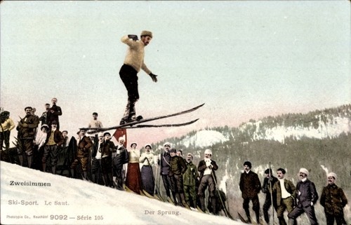 Ski sport saut der - ski,