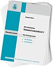 Verwaltungsrecht I: Karten (Karteikarten - Öffentliches Recht) Karl-Edmund Hemme