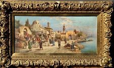 Karl Kaufmann (1843-1902) Am Bosporus Instanbul + Original Ölgemälde 