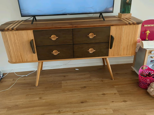 Fernsehschrank eiche nussbaum - fernsehschrank,