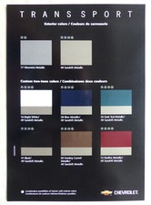 Chevrolet Trans Sport - Farben