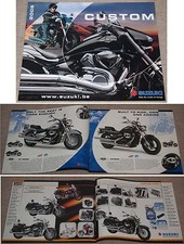 Prospekt Motorrad SUZUKI Custom 2006 - auf Französisch + Holländisch