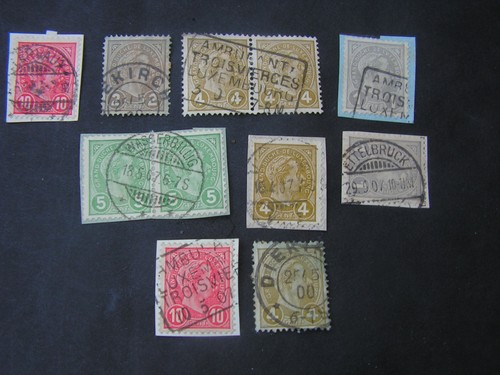 Luxemburg stempel lot - luxemburg,