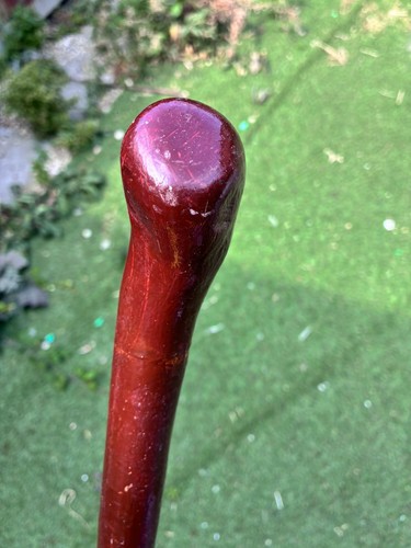 Vintage hartholz gehstock - vintage,