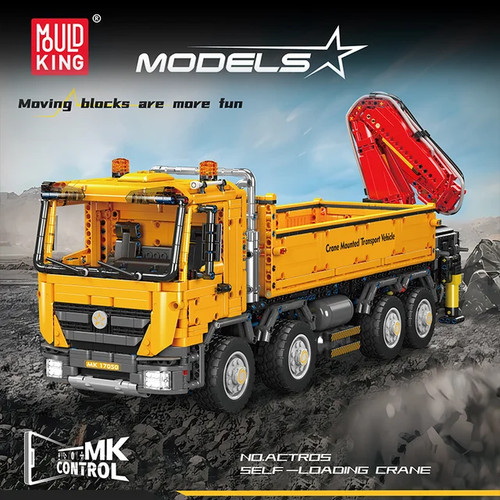 Lkw kran hiab baufahrzeug - kran,