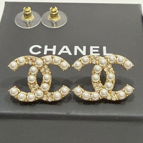 Chanel logos strass perlen - chanel, cc