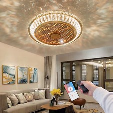Deckenventilator Mit Beleuchtung,Deckenlampe Mit Ventilator Und Fernbedienung