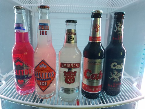 Flaschen sammlung smirnoff ice