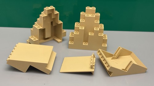 Lego platten 3x8x7 - platten, 2x5x5