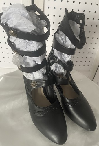 Damen gothic riemchen - damen, absatz