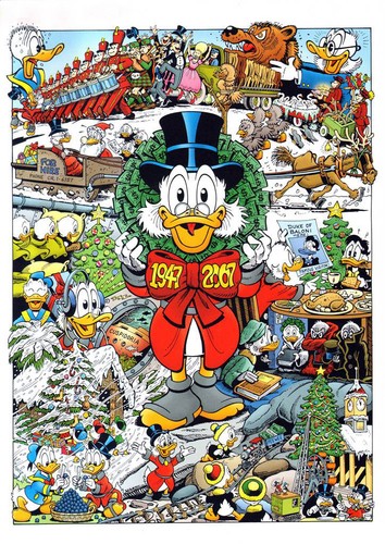 Don rosa druck - rosa, weihnachten