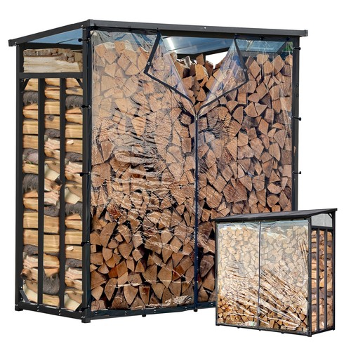 Metall kaminholzregal xxl 185 - kaminholzregal,