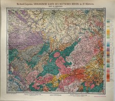 Lepsius geologische karte des - lepsius:,