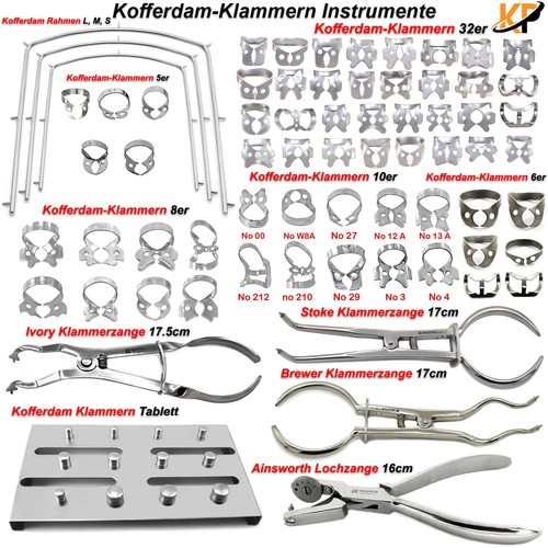 Kofferdam klammern ivory - kofferdam-klammern,