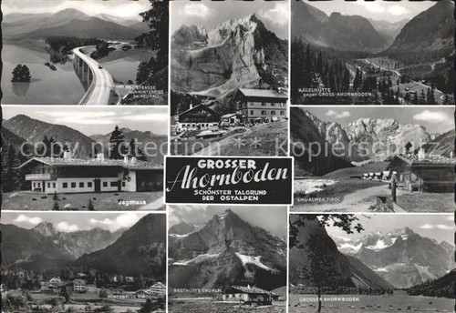 Ahornboden alpenpanorama - ahornboden,