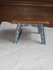 Vintage DORA KUHN Blue Painted