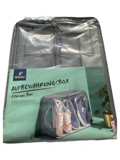 Tchibo Schuhaufbewahrung Stoff Box Grau 40x30x15cm Praktisch Uni