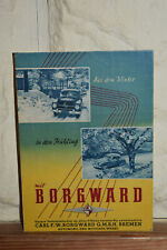 Altes Reklameschild 50er Jahre,Borgward Bremen,Oldtimer,Automobil,Original