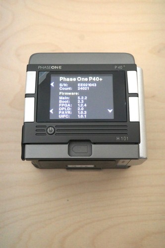 Phase one p40 digital - one, p40+