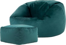 Samt Sitzsack Stuhl mit