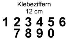 Klebezahlen Ziffern Zahlen
