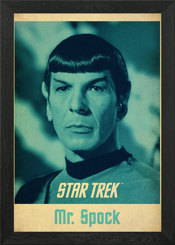 Spock blau gerahmtes - mr.,