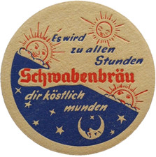 ALTER BIERDECKEL Brauerei Rob. Leicht AG S-Vaihingen gegr. 1878 Bierfilze (16)