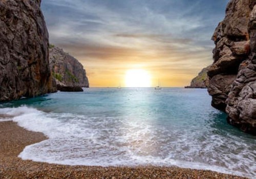 Wandbild bucht von - sa, calobra