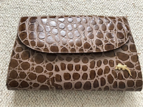 Lederclutch handtasche - lederclutch/,
