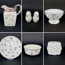 Villeroy & Boch Petite Fleur Einzelteile zur Auswahl Speiseteller Salzstreuer