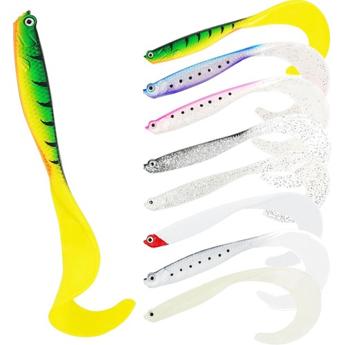 Gummifische hecht zander - gummifische, 8