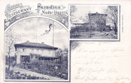 Nieder lössnitz restaurant - ak, nieder-lössnitz