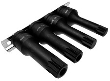 4 x LANGE Kraft IMPACT Steckschlüsseleinsätze 12-kant VIELZAHN M12 M14 M16 M18