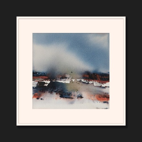 Original aquarell bild - original,