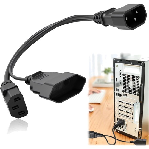 Stromkabel splitter c14 auf - stromkabel,