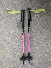 Leki Makalu Stöcke Rosa Pink 100-140cm Wanderstöcke Nordic Walking Swiss Made