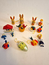 12 Holzanhänger  Oster-Deko