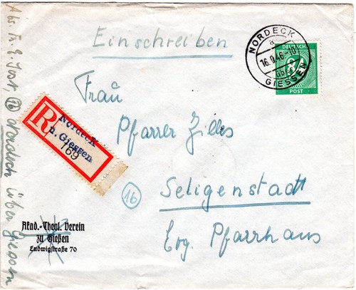 1946 auf einschreiben - pf.,