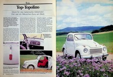 Oldtimer Praxis 1109) Fiat Topolino Restaurierung - ein interessanter Bericht au