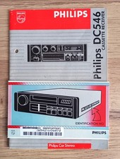 Bedienungsanleitung Autoradio Philips DC546 Cassette Receiver
