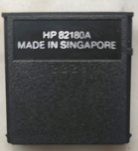 Functions modul - hp-41, x-functions