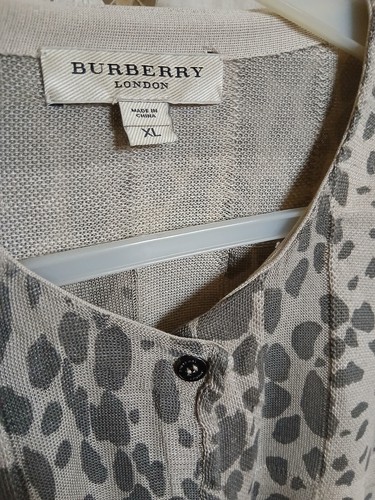 Burberry seiden strickjacke - seiden,