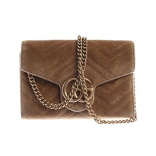 Wallet on Chain Gucci Braun